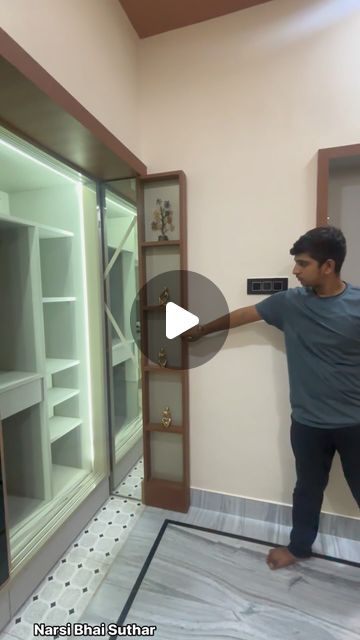 Narsi Bhai Suthar on Instagram: "hidden bedroom sliding dressing door surface wardrobe wall side system 2024 https://youtu.be/tnHpSDV-UZs?si=vtRwpHe3HyGuoHCK" Hidden Mirror Ideas For Bedroom, Dressing In Almirah, Sliding Dressing Mirror, Hidden Wall Closet, Pull Out Mirror Wardrobe, Wardrobe With Side Table, Hidden Mirror Dressing Table, Dressing Wardrobe With Mirror, Hidden Dressing Table In Wardrobe