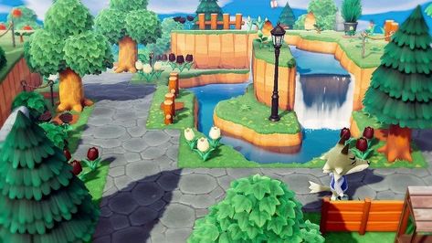 Water Fall Ideas, Ideas Animal Crossing, Strongest Animal, Animal Crossing 3ds, Ac New Leaf, Animal Crossing Guide, Animal Crossing Qr Codes Clothes, Animal Crossing Wild World, Qr Codes Animal Crossing