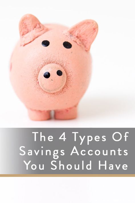 The 4 Types Of Savings Accounts You Should Have #varo #varomoney #switchyourbank #ad Savings Accounts To Have, Types Of Savings Accounts, Best High Yield Savings Accounts, Multiple Bank Accounts For Budgeting, Types Of Bank Accounts To Have, Best Savings Account, High Yield Savings Account, Saving Money Frugal Living, Weekly Saving