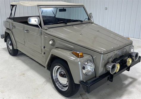 Volkswagen Rabbit Convertible, Volkswagen 181, 1973 Volkswagen Beetle, Vw Baja Bug, Vw Baja, Vw Super Beetle 1974, Classic Volkswagen, Beatle Car Volkswagen Vintage, Gray Interior