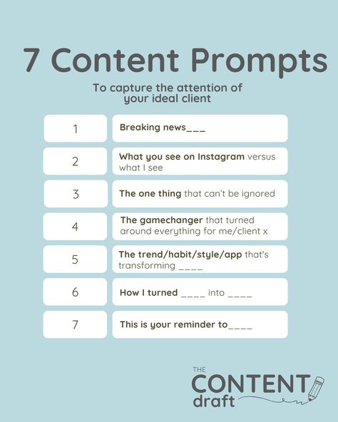 What will you post this week? Try working with these 7 content ideas to get your creative juices flowing. For more content ideas, download your copy of the Summer Content Planner today. Much love Sarah x #TheContentDraft #ContentIdeas #Contentplanning #Contentforbusineses Saturday Content Ideas, Weekly Content Planner, Content Planner, Content Planning, Ideal Client, Content Ideas, Fashion App, Social Media, How To Plan