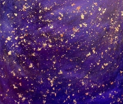 Purple and gold Gold Purple Aesthetic, Purple Gold Aesthetic, Gold And Purple Aesthetic, Purple Space Aesthetic, Purple And Gold Aesthetic, Blue And Purple Aesthetic, Night Sky Acrylic Painting, Purple Blue Aesthetic, Acrylic Painting Purple