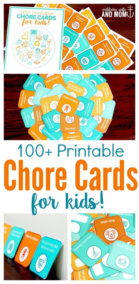 Printable chore cards for kids to teach responsibility, independence and hard work. The perfect alternative to chore charts and behavior reward charts. #chorecharts #positiveparenting #parentingtips Chore Cards For Kids, Preschool Chores, Printable Chore Cards, Toddler Behavior Management, Behavior Chart Toddler, Chore Rewards, Chore Cards, Toddler Chores, Printable Reward Charts