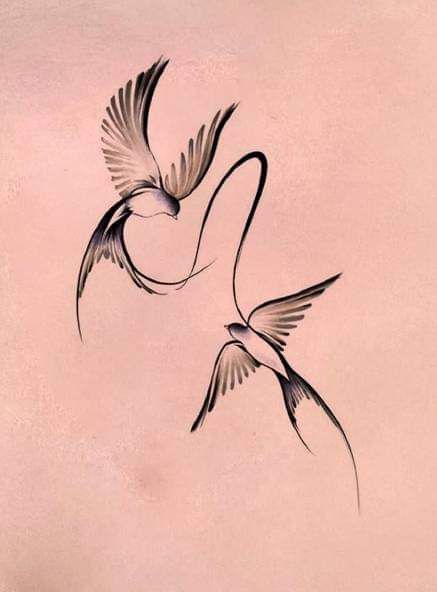 Sunbird Tattoo, Free Bird Tattoo, 500 Tattoo, Swallow Tattoos, Swallow Bird Tattoos, Dandelion Tattoo Design, Disney Sleeve Tattoos, Finger Tattoo For Women, Cool Wrist Tattoos