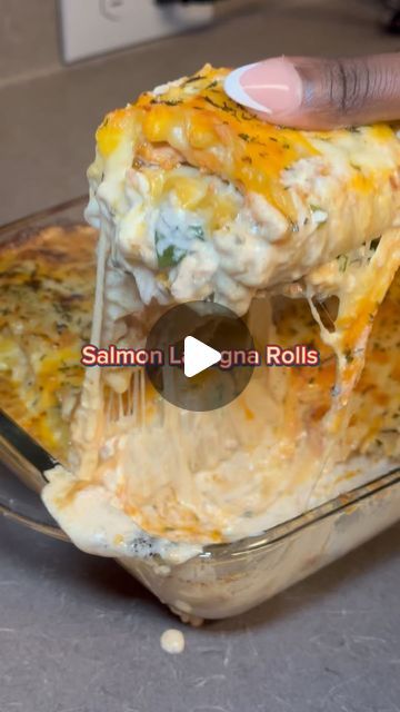 Salmon Lasagna Rolls, Salmon Lasagna, Seafood Lasagna, Lasagna Rolls, Dinner Idea, Cooking Ideas, Tag Someone, Lasagna, Seafood