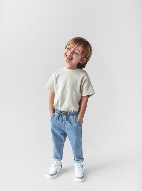 Look Zara, Toddler Boy Fashion, Kids Clothes Boys, Zara Kids, Baggy Pants, Jeans Kids, Baby Boy Fashion, Toddler Boy Outfits, Perfect Jeans