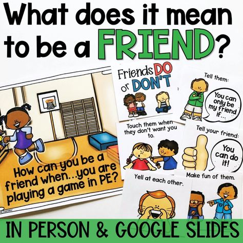 Friendship Lesson and Activities - Shop The Responsive Counselor Start With Hello Week, Respect Lessons, Friendship Lessons, Friendship Skills, Friendship Activities, Social Skills Lessons, Reflection Activities, School Counseling Ideas, Responsive Classroom