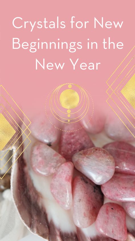 Crystals for New Beginnings in the New Year - Healing Stones for 2017 New Beginning Crystals, Crystals For The New Year, Crystals For New Year, Crystals For New Beginnings, What Are Crystals, Crystals For Beginners, Crystal Healing Properties, How To Make Crystals, Crystals For Manifestation