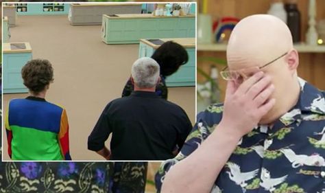 Noel Fielding walks off Great British Bake Off after Matt Lucas clash ‘You should leave’ Noel Fielding Great British Bake Off, Matt Lucas, Mel And Sue, British Series, Prue Leith, The Great British Bake Off, Paul Hollywood, Noel Fielding, British Bake Off