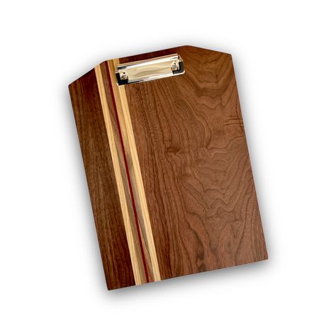 Love organization but hate the boring look of typical office supplies? JK Creative Woodworking's Wooden Clipboards are crafted from high quality wood, making them sturdy and durable for long-term use. Made in Iowa from only the finest hardwoods, these clipboards are the perfect balance of style and quality and are sure to add a touch of beauty to any workspace. You'll never want to use any other clipboard again! ***Photos are for reference. You may not receive one that looks exactly as the ones Wooden Clipboard, Clip Board, Forks And Spoons, Photo On Wood, Christmas Stuff, Clipboard, Made In America, Types Of Wood, In America