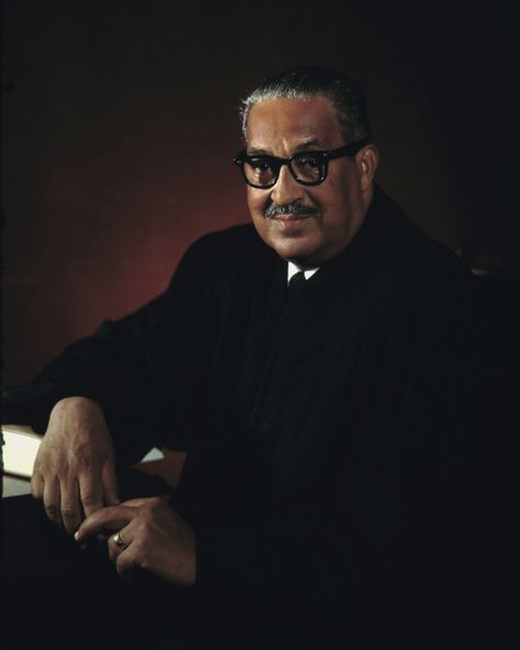 Thurgood Marshall Civil Rights Lawyer, Civil Rights Attorney, Thurgood Marshall, Coloured People, Black Entertainment, Racial Equality, African American Hairstyles, African American History, History Facts