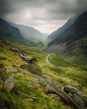 In The Valleys Mt Snowdon, Ideas For Digital Art, Fantasy Nature, The Valley, Places To Visit, Digital Art, Natural Landmarks, Travel, Art