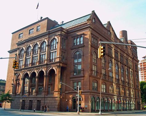 New York City Boroughs ~ Manhattan | Cooper Union, Cooper Square, East Village designed by F.A. Peterson, 1858 John Hejduk, Cooper Union, Tall Buildings, East Village, Art Programs, Summer Art, College Art, Historical Sites, New York City