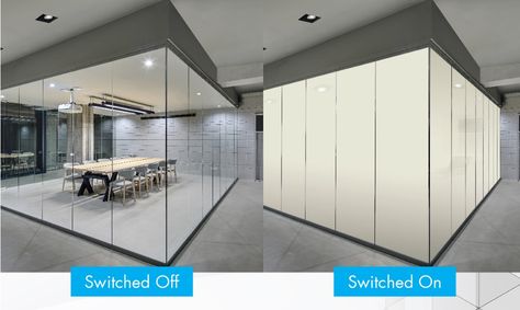 State-of-the-art switchable glass - SmartLite by Emirates Glass changes state in 400 milliseconds - Construction Business News Middle East Gilbert Grape, Frameless Sliding Shower Doors, Glass Showcase, Smart Glass, Glass Office, Glass Room, Construction Business, Laminated Glass, Privacy Glass