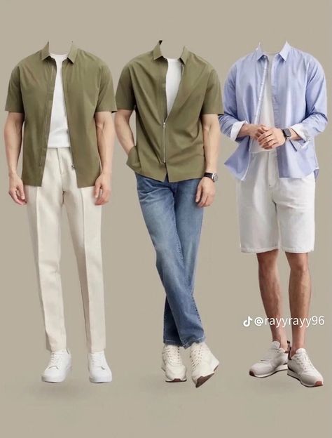 Outfit Ideas Men Korean, Outfit Cowo, Mens Smart Casual Outfits, Mens Business Casual Outfits, Minimalist Fashion Men, Mens Casual Outfits Summer, Smart Casual Men, Stylish Men Casual, Mens Trendy Outfits