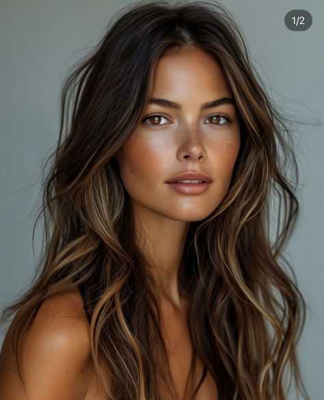 Rambut Brunette, Blonde Hair Transformations, Brunette Hair With Highlights, Wifi Internet, Brunette Balayage Hair, Brown Hair Balayage, Long Brown Hair, Balayage Brunette, Hair Color Trends