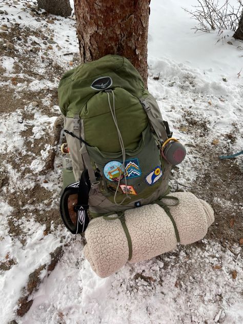 Camping Backpack Aesthetic, Camping Bag Aesthetic, Hiking Backpack Aesthetic, Back Packing Aesthetic, Granola Girl Backpack, Travel Backpack Aesthetic, Gorpcore Backpack, Hiker Backpack, Granola Girl Summer