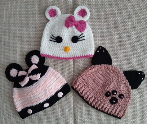 Crochet Baby Hats Free Pattern, Crochet Baby Cap, Crochet Baby Costumes, Crochet Newborn Hat, Fast Crochet, Crochet Baby Beanie, Crochet Baby Hat Patterns, Crochet Kids Hats, Crocheted Hats