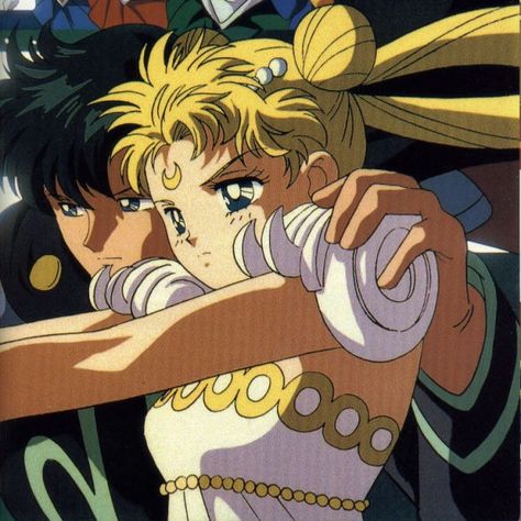 Love it when they fight together <3 Princesa Serenity, Sailor Moon R, Sailer Moon, Neo Queen Serenity, Moon Icon, Arte Sailor Moon, Sailor Scout, Minako Aino, Moon Images