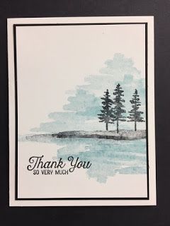 My Creative Corner!: Waterfront, Flourishing Phrases, Thank You Card Masculine Birthday Cards, Handmade Stamps, Christmas Thank You, Creative Corner, Tree Cards, Stamping Up Cards, Get Well Cards, Male Cards, Masculine Cards