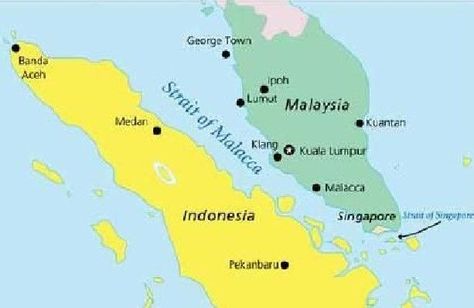 This is a map of Malacca's whereabouts. It is in the vicinity of Indonesia and located very near to Malaysia. There is also a strait by the name of The Strait of Malacca that divides Indonesia and Malaysia. It is a very nice and peaceful place to spend vacation! Malaysia Map, Mat Rempit Malaysia, Singapore Mrt Map Hd, Mrt Map Singapore, Strait Of Malacca, Banda Aceh, Kuantan, Peaceful Places, Indonesia