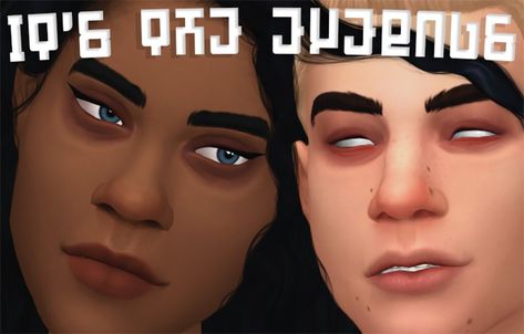 Sims 4 CC: Wrinkles & Eye Bags (Maxis Match + Alpha) – FandomSpot Sims 4 Eyebags, Los Sims 4 Mods, Sims 4 Cc Eyes, Makeup Cc, Dark Eye Circles, Skin Details, Sims 4 Body Mods, Sims 4 Cc Skin, Eye Details