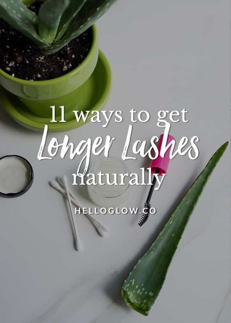 Longer Lashes Naturally, Grow Eyelashes Naturally, Eyelash Growth Diy, Lashes Grow, Diy Eyelash Growth Serum, Grow Eyelashes, Applying False Lashes, Longer Lashes, Grow Lashes