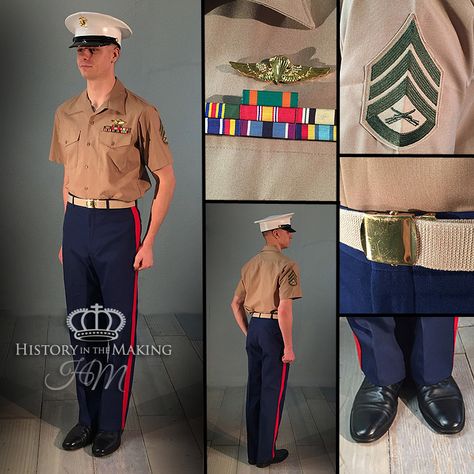 Marine Dress Blues Uniform, Us Marines Uniform, Marine Corps Dress Blues, Marines Dress Blues, Marine Corps Uniforms, Usmc Uniforms, Naval Infantry, American Uniform, Marine Dress