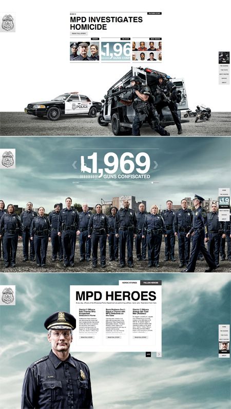 Milwaukee Police Department site design Make Up Guide, Web Design User Interface, News Web Design, Be Design, Digital Web, Web Ui Design, Film Music, Website Redesign, Web Graphic Design