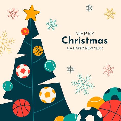 Free vector flat christmas sport illustr... | Free Vector #Freepik #freevector #christmas-flat #christmas #noel #christmas-illustration Sport Illustration, Christmas Vectors, Flat Illustration, Christmas Design, Graphic Illustration, Graphic Resources, Happy New Year, Vector Free, Vector Illustration