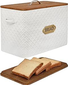 Bread Boxes On Counter, Farmhouse Bread Boxes, Bread Holder, Farmhouse Bread, Bread Container, Organized Kitchen, Bread Storage, Charming Farmhouse, Bread Boxes