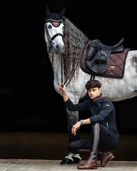 Matt Harnacke, Horse Riding Fashion, Dressage Tack, Horse Couple, Men's Equestrian, Equestrian Outfit, Snow Photoshoot, Horse And Human, Beautiful Horse Pictures