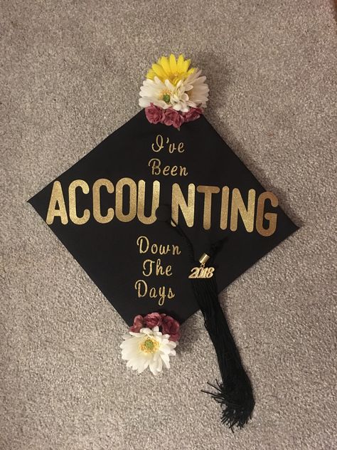 Accounting graduation cap Accountant Graduation Pictures, Accounting Major Graduation Pictures, Accounting Cap Decoration, Accounting Graduation Pictures, Finance Graduation Cap, Accounting Degree Graduation Cap, Finance Degree Graduation Cap, Accounting Graduation Cap, College Graduation Cap Ideas Accounting