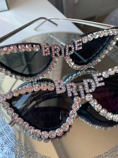 Summer Bride, Rhinestone Sunglasses, Party Summer, Bride To Be, Hen Party, Hen, Cat Eye, The Bride, Sunglasses