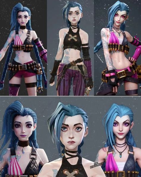 Jinx Concept Art, League Of Legends Poster, Leave Art, Jinx Cosplay, Zbrush Character, Get Jinx, Arcane Jinx, Anime Character Names, Jinx League Of Legends