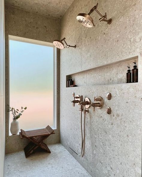 Shower Oasis, Spa Inspired Bathrooms, Bathroom 2024, Future Bathroom, Master Bath Design, Remodeling Bathroom, Apartment Deco, Master Bathrooms, Primary Bath