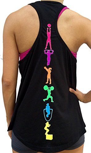 Logos Gym, Gym Shorts Outfit, Black Singlet, Crossfit Shirts, Workout Tops For Women, Running Tank Tops, Gym Tank Tops, Workout Moves, Workout Attire