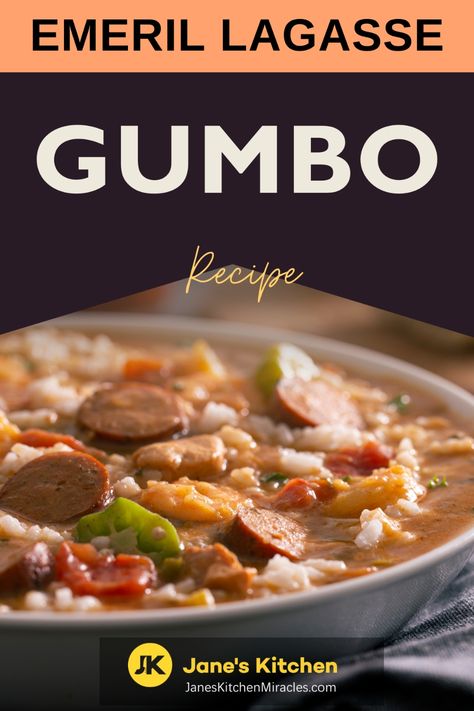 Gumbo on a dinner table Emeril Lagasse Gumbo Recipe, Best Gumbo Recipe, Turkey Gumbo, Gumbo Ingredients, Easy Gumbo, Emeril Lagasse Recipes, Gumbo Recipe Easy, Gumbo Recipe Sausage, Gumbo Soup