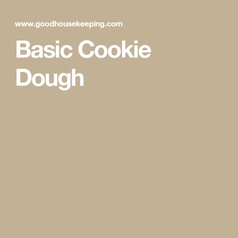 Basic Cookie Dough