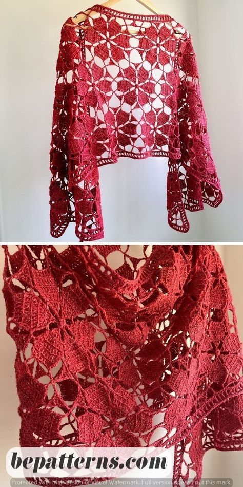 Lace Poncho Crochet Pattern, Christmas Shawl Crochet, Crochet Leaf Shawl Free Pattern, Crochet Lace Poncho Free Pattern, Crochet Lace Squares Pattern Free, Flower Shawl Crochet Pattern, Knitting Wrap Patterns Free, Free Lacy Crochet Patterns, Crochet Chart Pattern Free