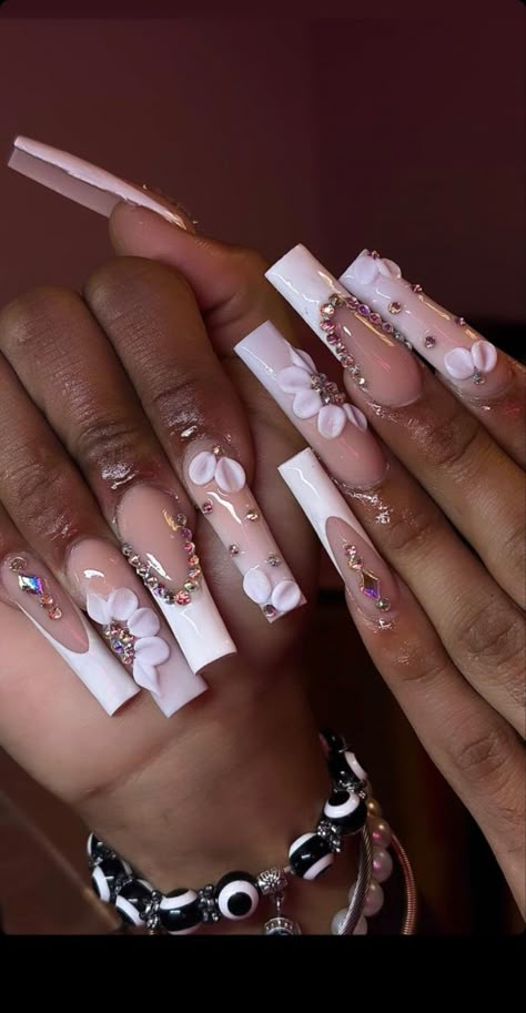 Birthday Nails Square Medium, Xl Nail Ideas, May Birthday Nails, Birthday Nails Medium, Birthday Nails Square, Nails Square Medium, Nails Medium Square, 26 Birthday, 17 Birthday