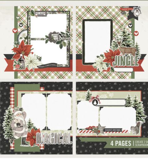 Scrapbook Sketches 12x12, Winter Scrapbook Layouts, Scrapbook Planning, Christmas Scrapbook Paper, Wedding Scrapbooking Layouts, Christmas Scrapbook Pages, Scrapbook Design Layout, Christmas Scrapbook Layouts, 12x12 Scrapbook Layouts