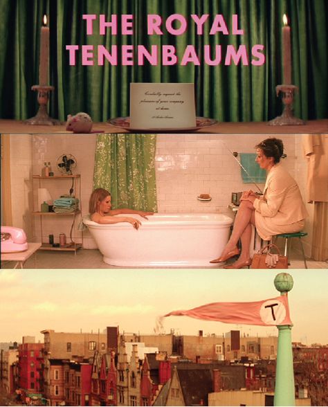 The Royal Tenenbaums by Wes Anderson Wes Anderson Room, The Royal Tenenbaums Poster, Cocktail Movie, Margot Tenenbaum, Wes Anderson Aesthetic, Food Shoot, Scene Setting, Royal Tenenbaums, Wes Anderson Movies