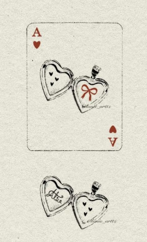 Cards Matching Tattoos, Diamond Playing Card Tattoo, Jack Of Trades Tattoo, King And Ace Card Tattoo, Dec Of Cards Tattoo, Pressed Coin Tattoo, Wild Card Tattoo Women, Ace Of Hearts Tattoo Design, Suit Of Cards Tattoo