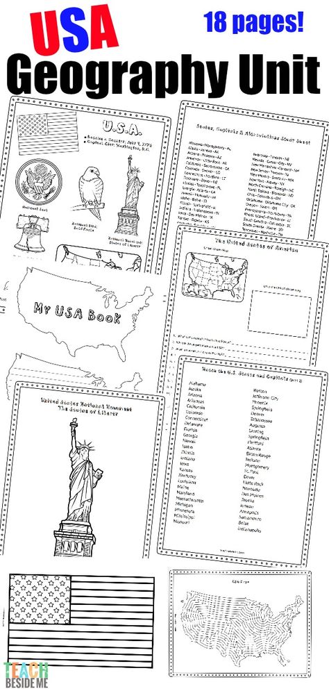 United States Geography Lessons - Teach Beside Me Us Geography Activities, Usa Geography Activities, United States Homeschool Curriculum, Teaching The States Of America, 50 States Homeschool, Teaching Geography High School, Homeschool Geography Curriculum, Elementary Us Geography, Geography Classroom