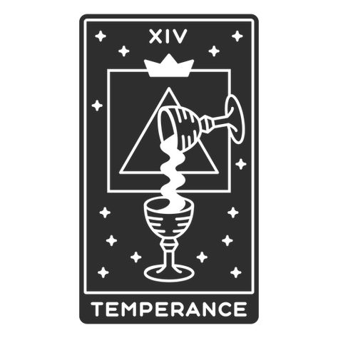 Tarot card temperance cut out PNG Design T Shirt Template, Business Cartoons, Vector Patterns Design, Shirt Maker, Custom Tshirt Design, Freelance Graphic Design, Nature Prints, Png Design, Tarot Card