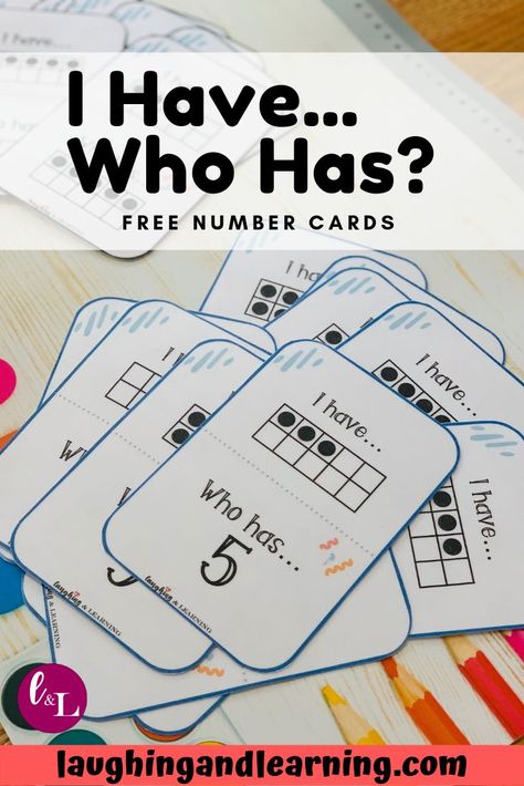 Printable Math Games! - Are you looking for a fun and engaging game to get your learners laughing and learning while they work on their number recognition and subitizng skills? Look no further! This I Have....Who Has game is the perfect way to practice! Educational Math Games, Printable Math Games, Preschool Math Games, Kindergarten Math Games, Math Games For Kids, Kindergarten Games, Prek Math, Math Intervention, Kindergarten Math Activities