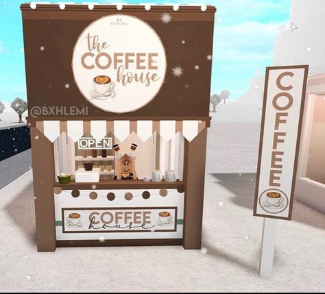 Bloxburg Hot Dog Stand, Bloxburg Food Truck Ideas, Hello Kitty Cafe Roblox Ideas Bloxburg, Smoothie Stand Bloxburg, How To Make A Skin Care Fridge In Bloxburg, Bloxburg Market Ideas, Bloxburg Ticket Booth, Bloxburg Snack Bar, Bloxburg Starbucks Ideas