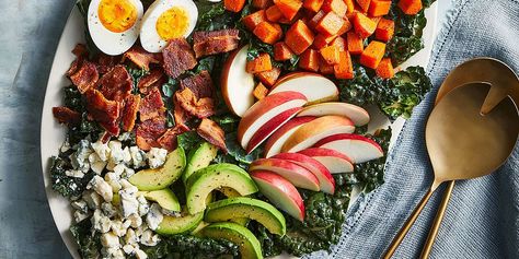 Winter Cobb Salad Recipe | EatingWell Salad Dressings Recipes, Salad Recipes Healthy Dinner, Safe Meals, December Solstice, Dressings Recipes, Meals Gluten Free, Winter Salad Recipes, Kale Quinoa Salad, Winter Salads