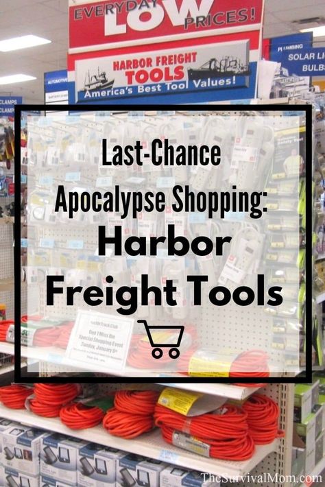 Prepping Supplies, Doomsday Prepping, Harbor Freight Tools, Survival Quotes, Emergency Preparation, Apocalypse Survival, Harbor Freight, Urban Survival, Survival Techniques